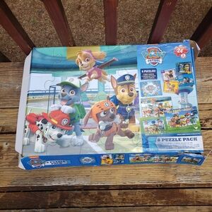 (8) PAW PATROL Puzzles- (7) Sealed/NEW and (1) Opened